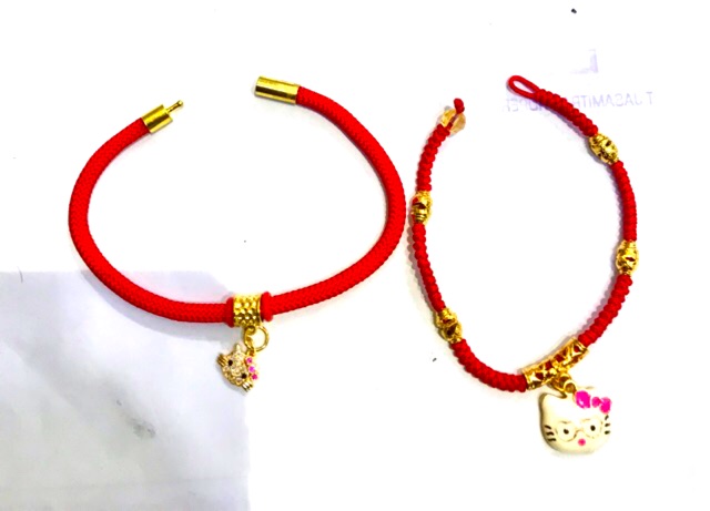 Gelang tangan wanita gelang tali leonti helokityyy lapis emas yaxiya