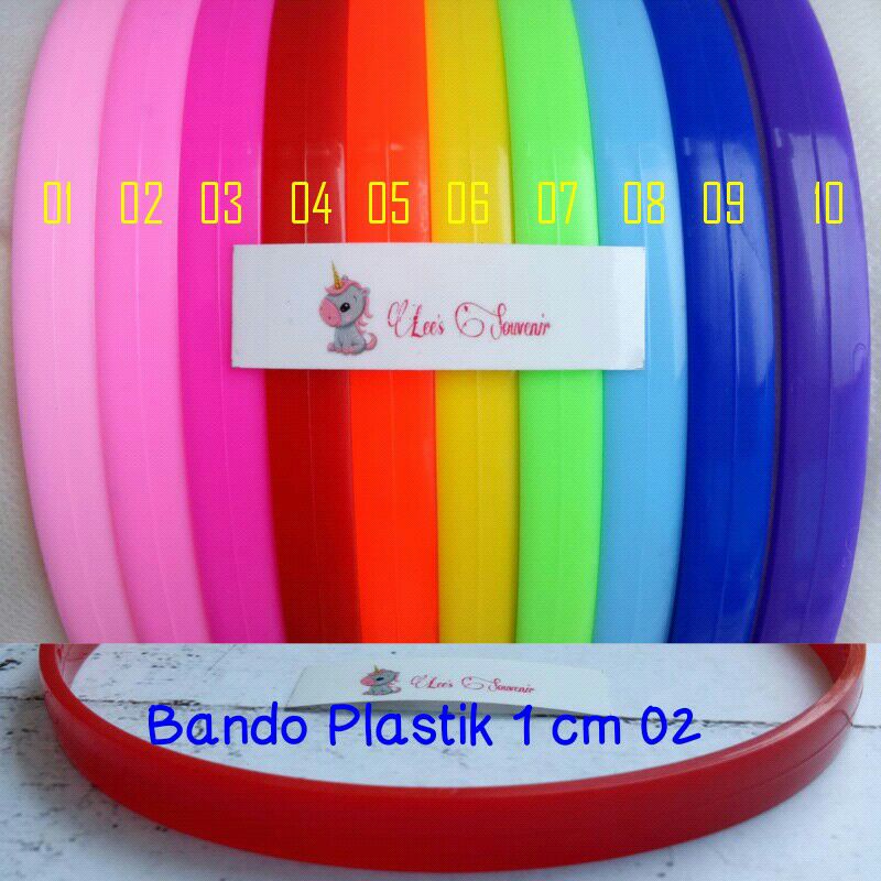 Bando Plastik 1 cm 02 Anti Patah / Bando Elastis