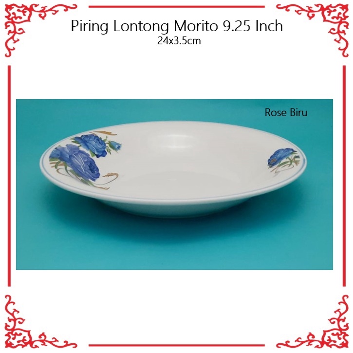 [Grosir] Piring Lontong Keramik Morito 9.25 Inch