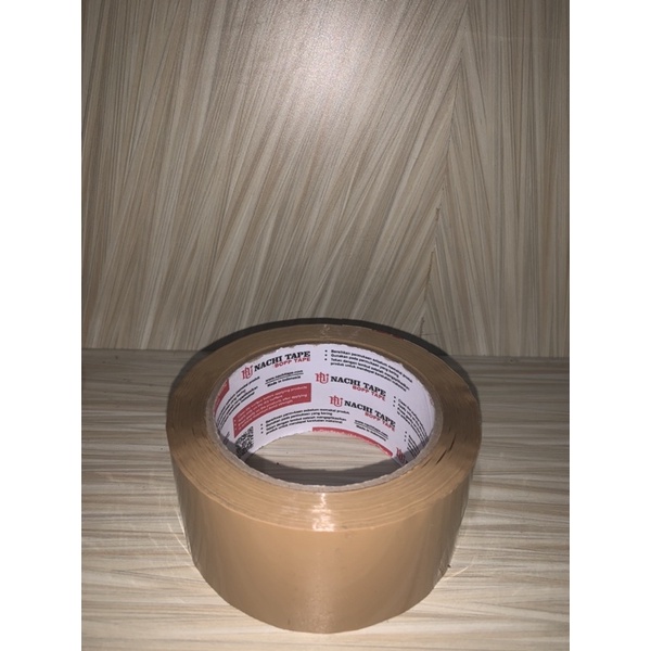 

Lakban bening / coklat Nachi 2 inch 100 yard kualitas terbaik ORI Core Merah dan Ungu