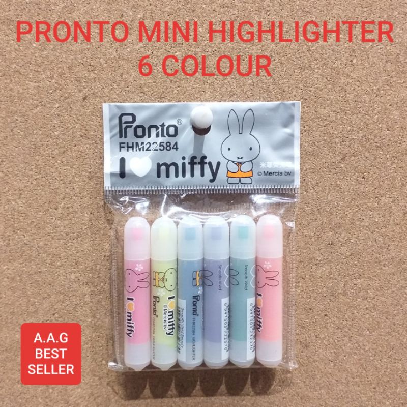 

PRONTO MINI HIGHLIGHTER 6 COLOUR