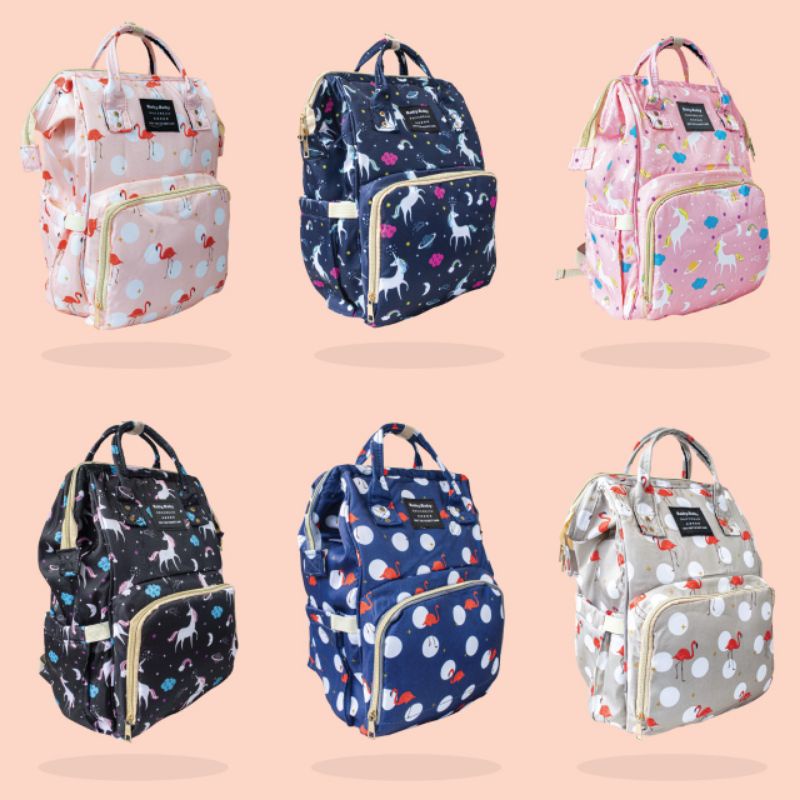 diaper bag TAS RANSEL DIAPERS Tas Kasur Bayi Diaper Bag Multifungsi Anello CANVAS ANTI AIR