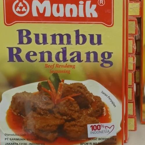 

cusss order] munik bumbu rendang 115gr