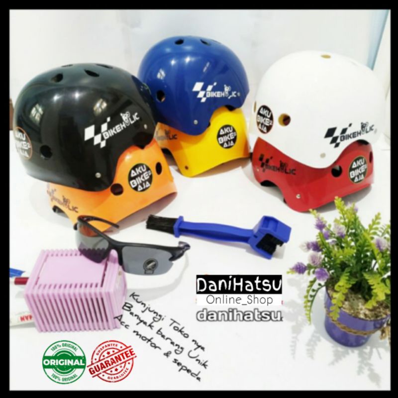  COD HELEM HELM  SEPEDA  BIKEHOLIC LIPAT SELI MTB ROAD BIKE 