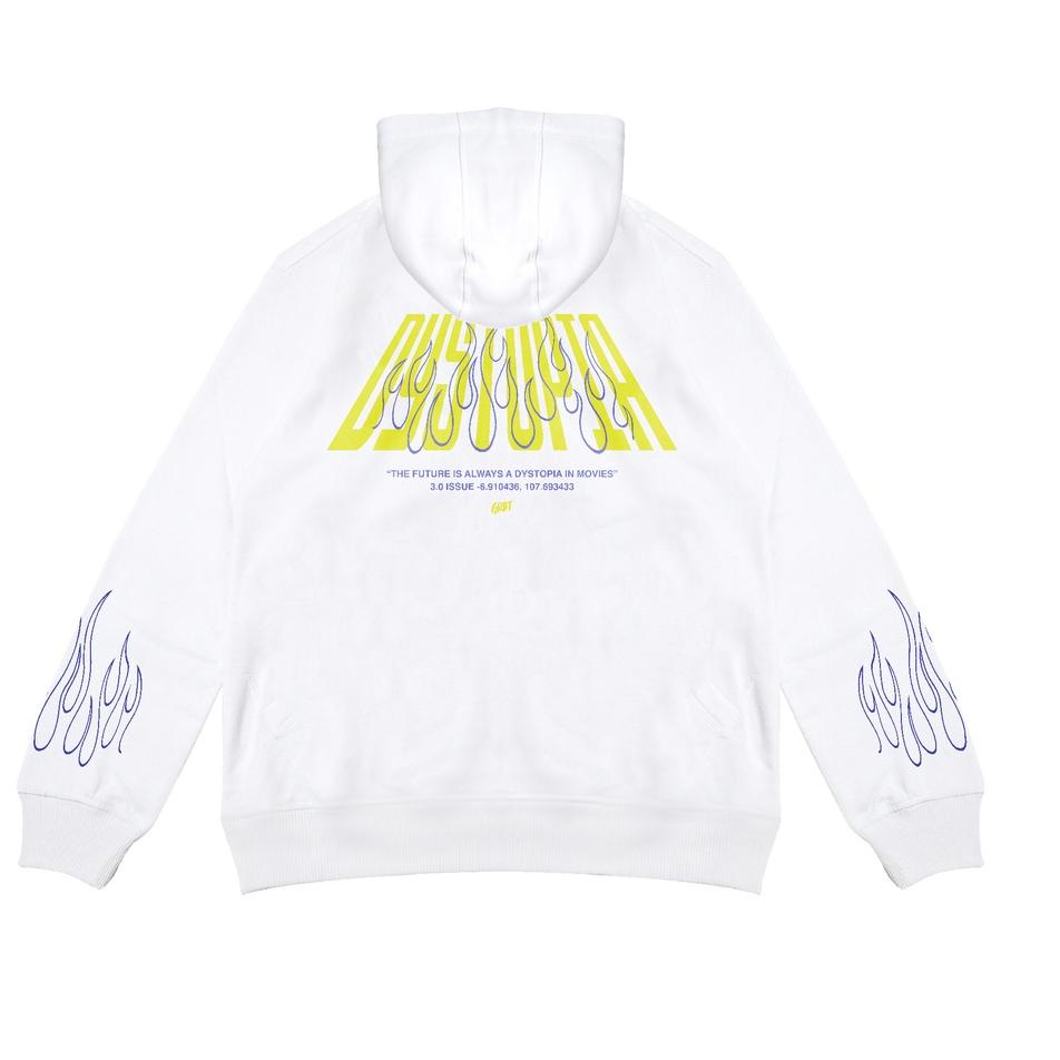 Terbaru.. GRDT Dystopia Hoodie White