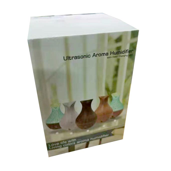 Pelembab Udara Air Humidifier Ultrasonic Aromatherapy Oil Diffuser 130ml - Kayu