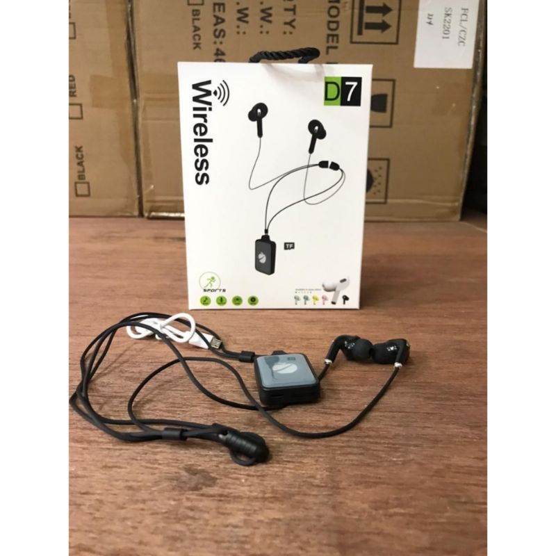 Handsfree Bluetooth D7 + Slot Micro