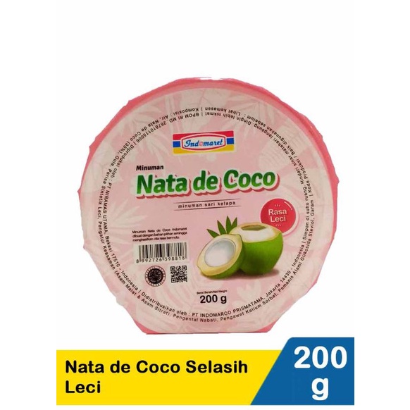 

Indomaret Nata De Coco Selasih Leci 200G