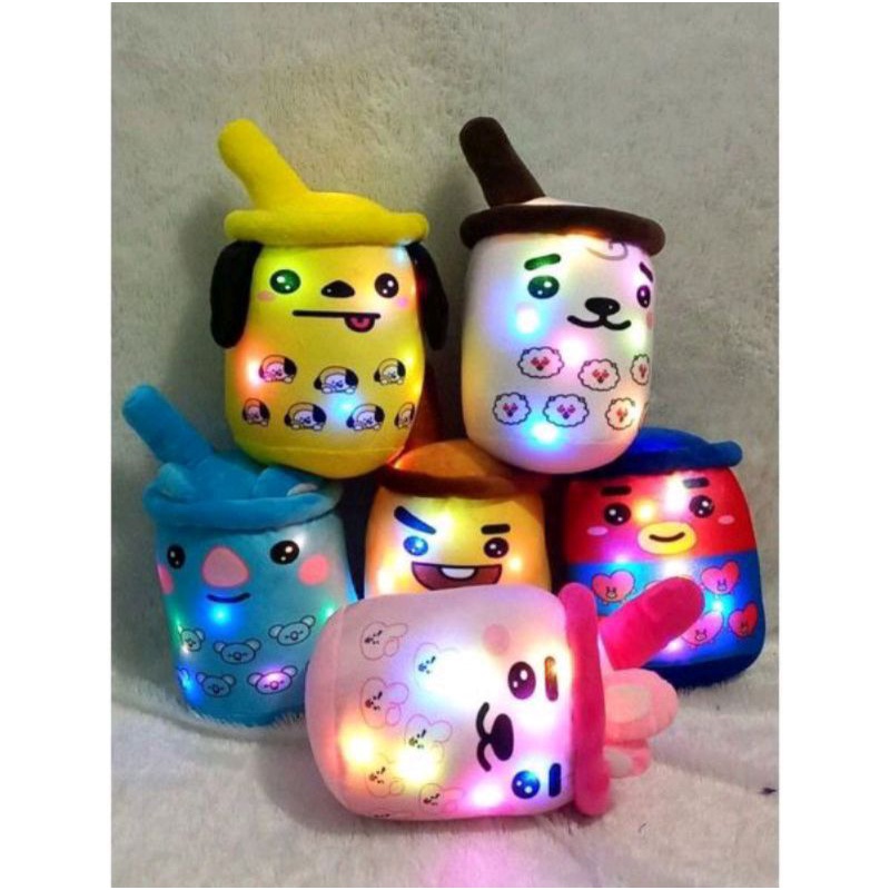 Boneka Boba BTS With lampue LED GLOW unik dan terang