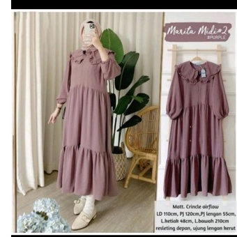 MIDI DRESS/MIDI DRESS POLOS KATUN RAYON