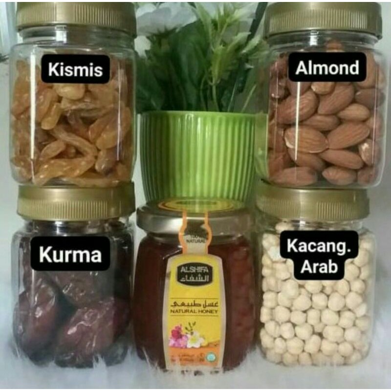 Jajanan Nyam | Jajanan Arab Haji dan Umroh | Madu Kurma Kacang Arab Almond Kismis | JSR