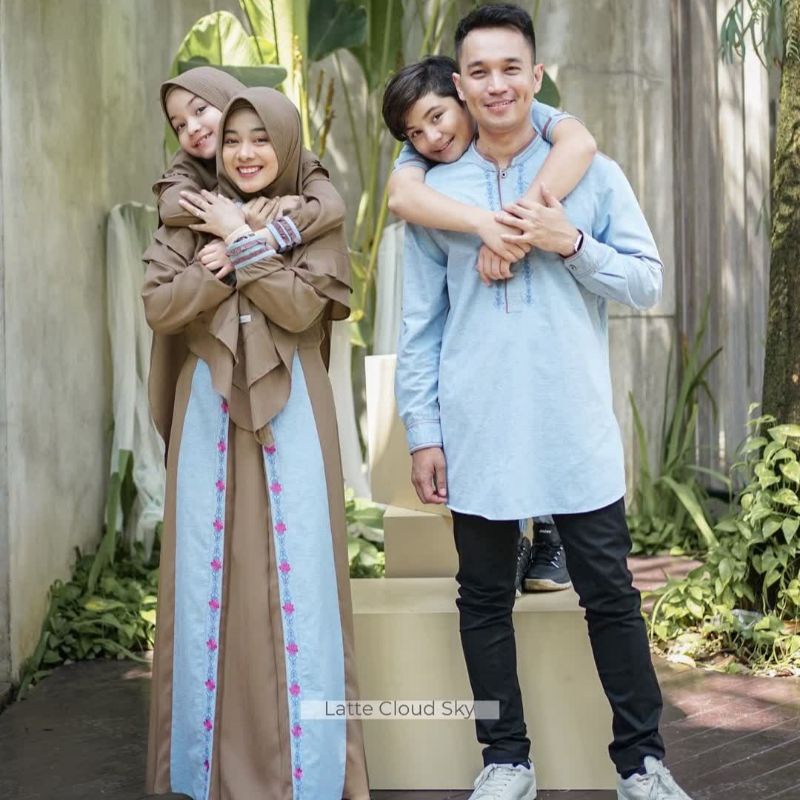 ALWA HIJAB | SARIMBIT JANNATI (Latte Cloud Sky)