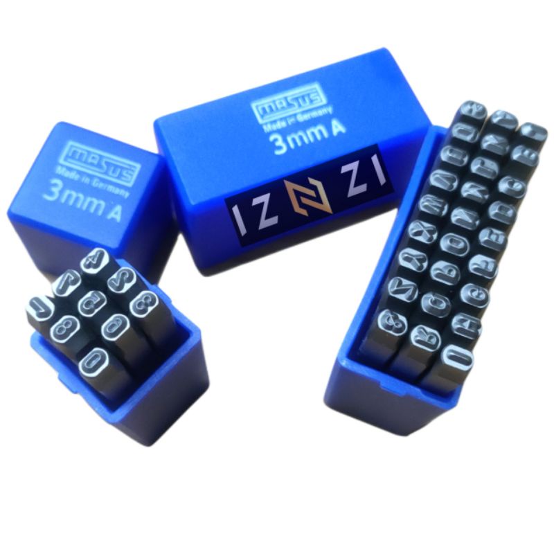 

KETOK HURUF 3 mm A - Z & 0 - 9 STAMP PUNCH 3 mm MASUS GERMANY