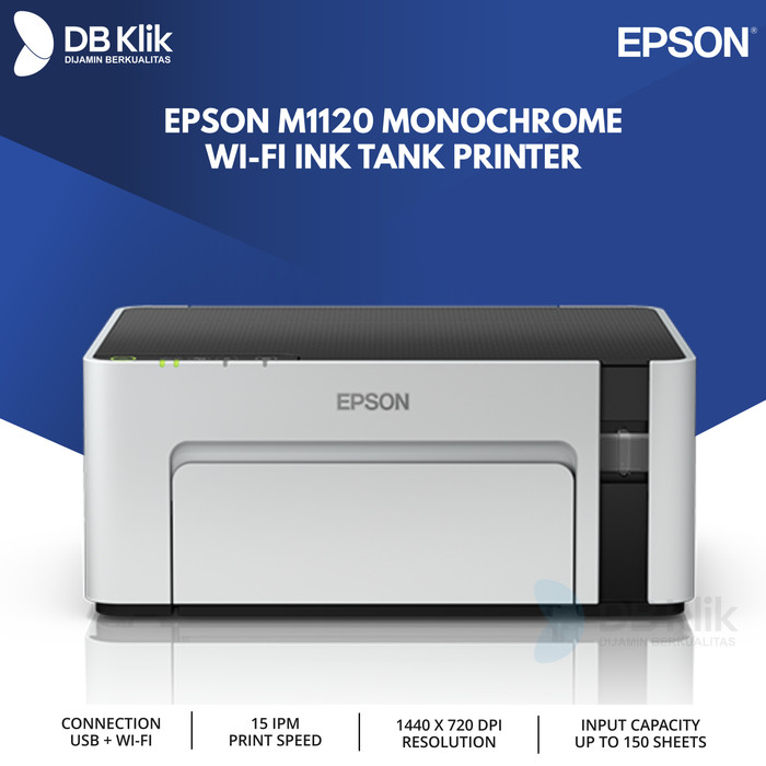 Printer EPSON M1120 Monochrome Wi-Fi (EPSON M1120 Ink Tank Printer)