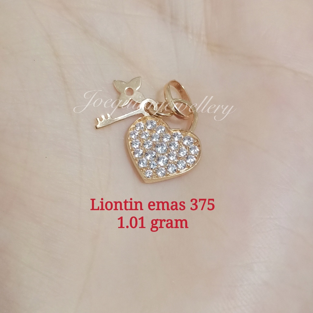 Liontin emas 375 beberapa model