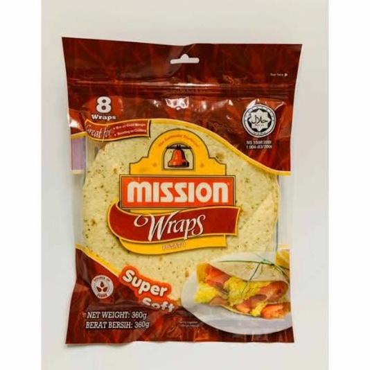 

mission wraps potato super soft isi 8