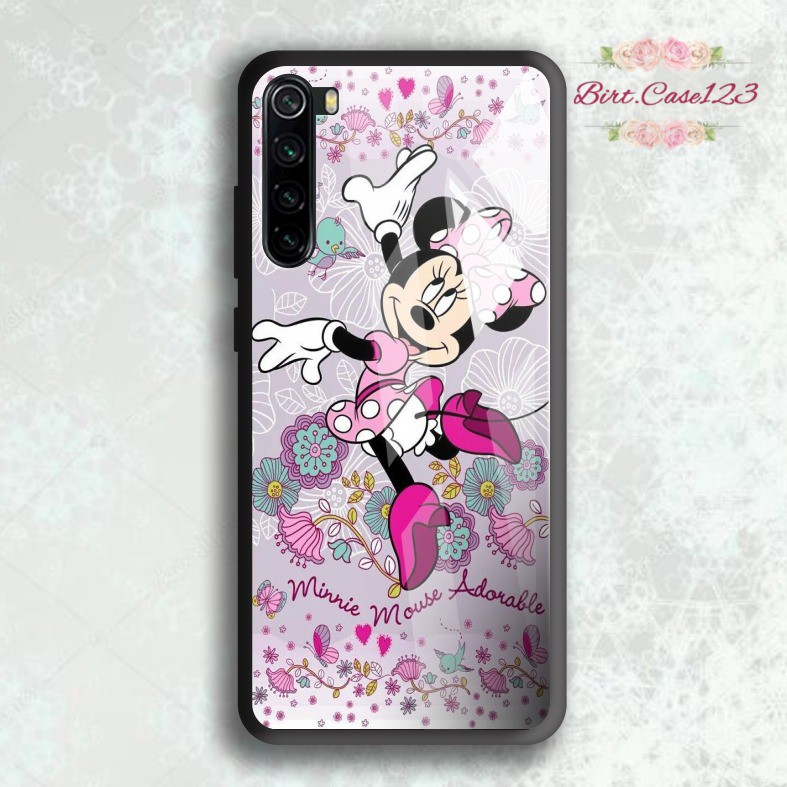 back case glass MINNIE MOUSE Iphone 5 6 6s 6+ 6s+ 7 7s 7+ 8 8+ Se 2020 X Xs Xr 11 12 Pro Max BC4962