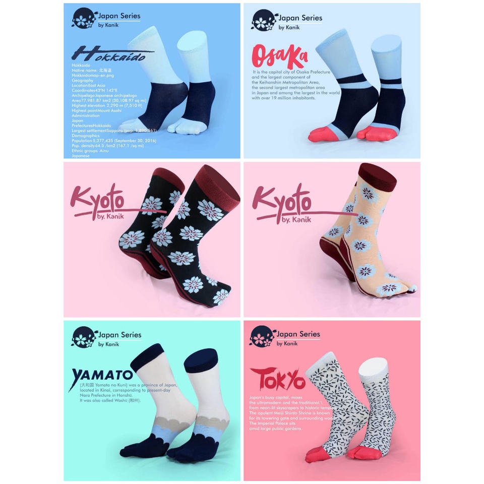 Kanik Kaos Kaki Jempol Japan Series