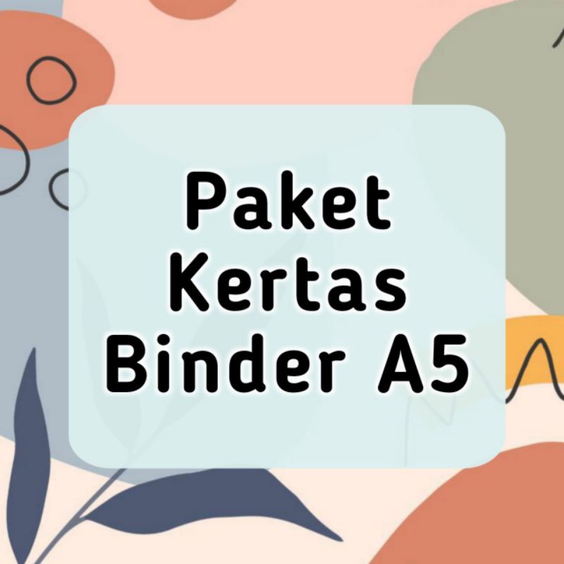 

Paket A5 | Kertas Binder Sinking Funds