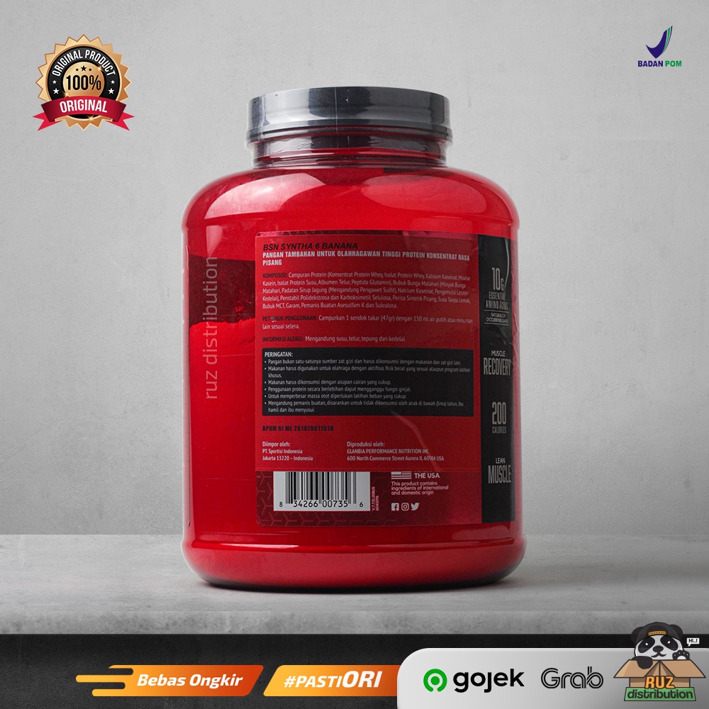 BSN SYNTHA-6 Whey Protein Premium 5Lbs - BSN Syntha6 5 Lb