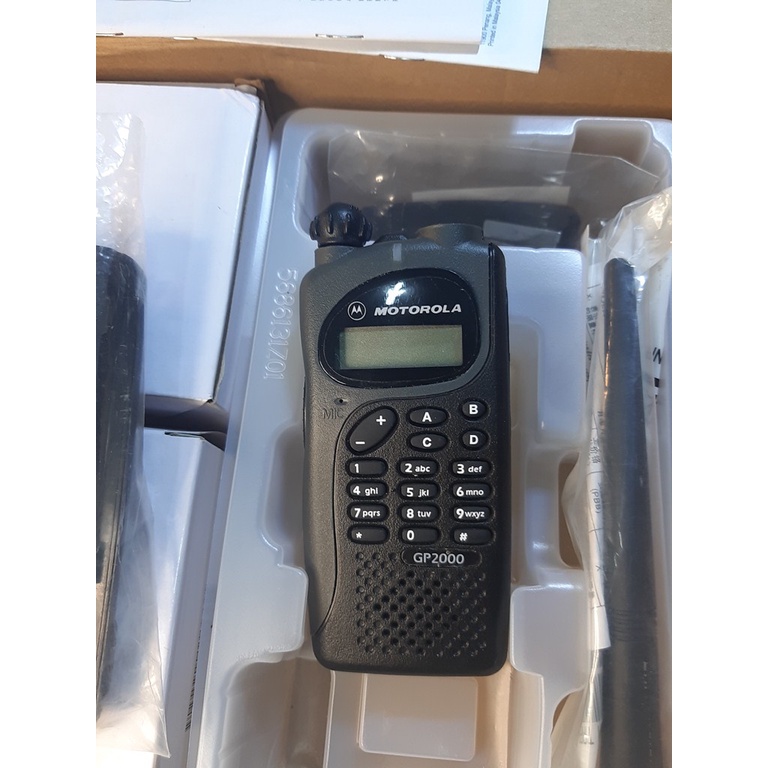 HT MOTOROLA GP2000 VHF BEKAS WALKIE TALKIE MOTOROLA GP 2000 VHF SECOND TANPA DUS FREKUENSI 136MHZ MU