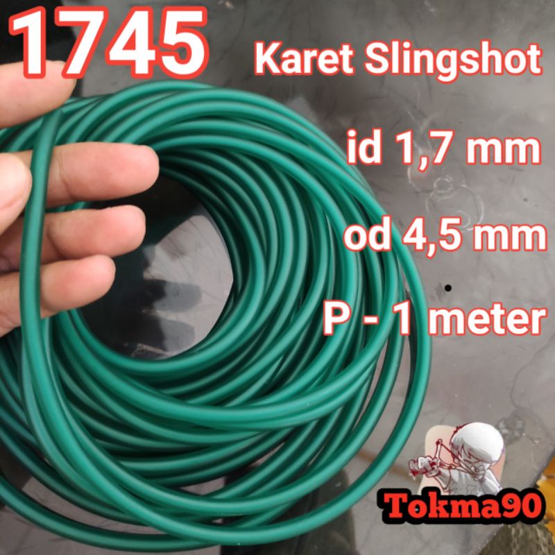 Karet Ketapel Ikan Slingshot Latex Rubber 1745 diameter 4.5mm