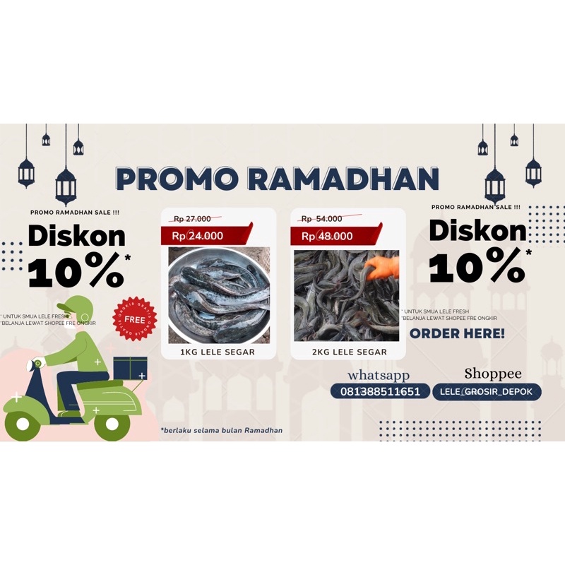 

IKAN LELE SEGAR FRESH 1Kg BEBAS REQWES BRAPA PCS IKAN
