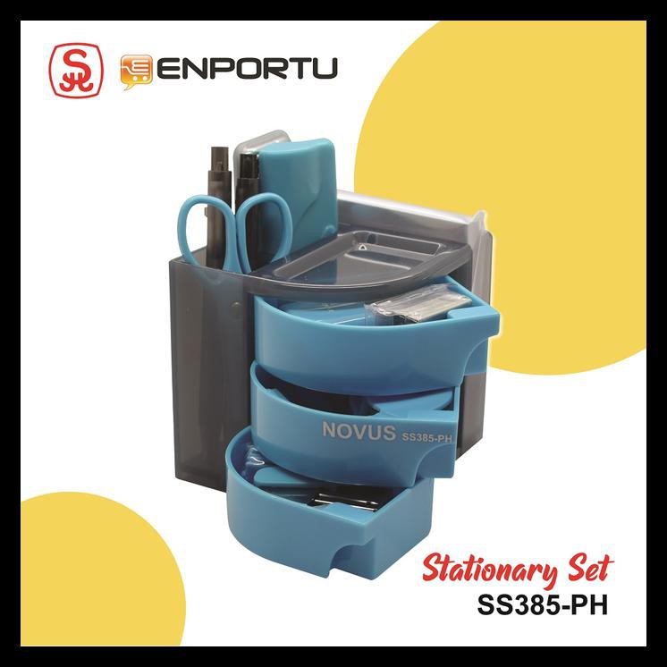 

READY STOK NOVUS STATIONERY SET SS385-PH PAKET ALAT TULIS MURAH