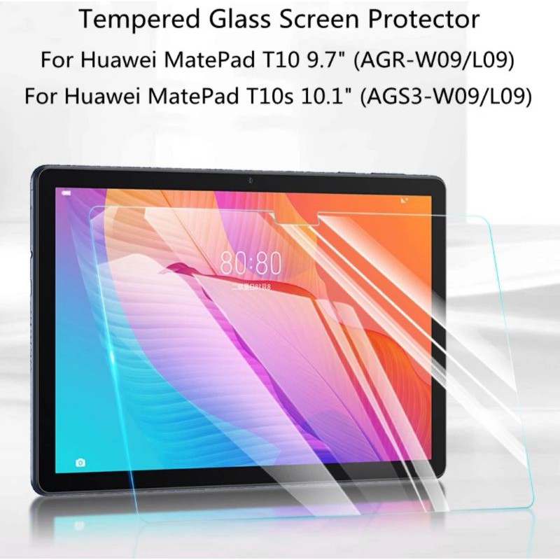 Antigores Huawei Matepad Mate Pad T10 T10s T 10 s Tempered Glass Screen Guard protector TG