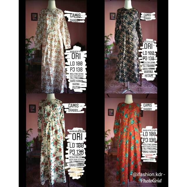 Gamis Katun Jepang Ori