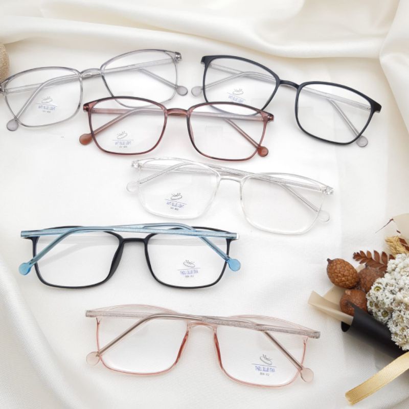 kacamata 8249 frame lentur bluray/Anti radiasi/photocromic