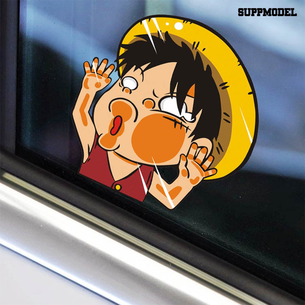 Stiker Decal Motif ONE PIECE Dengan Perekat Untuk Dekorasi Body / Jendela Mobil