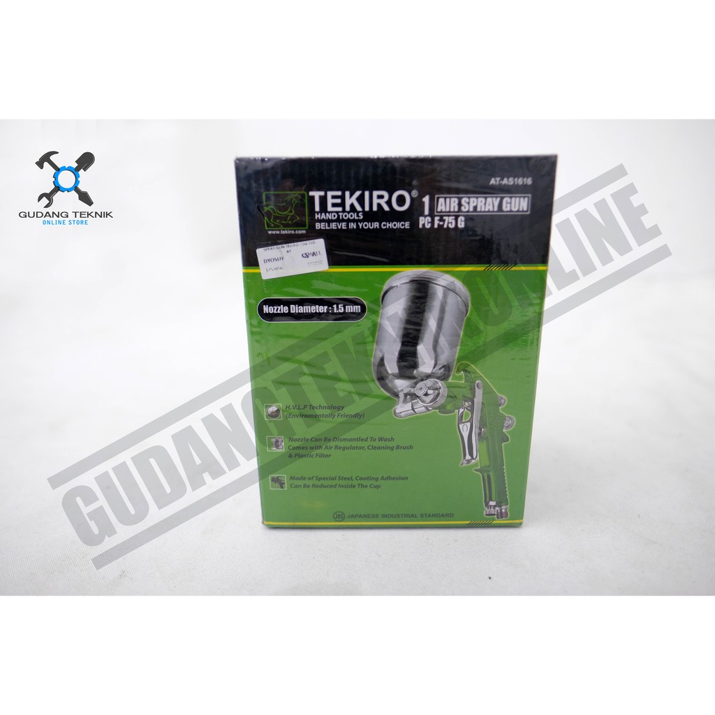 Spray Gun Tekiro F 75 G Plus Tabung Atas