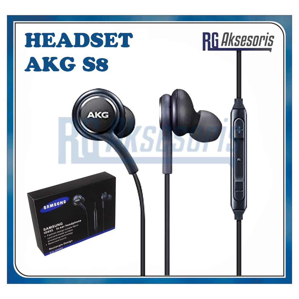 Handsfree / Headset SAMSUNG AKG s8 + plus design / earphone / hf
