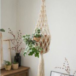 Gantungan Pot Macrame Model Kantung