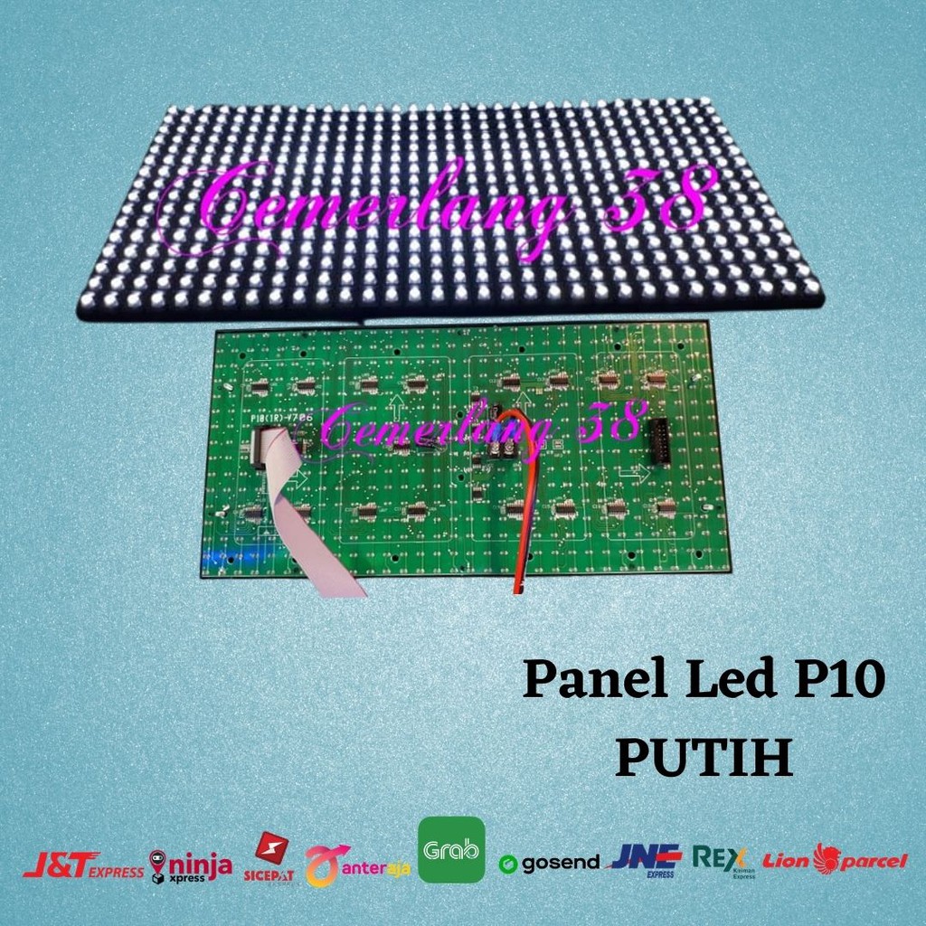 Module / Modul / Panel Led P10 Running Text Semi Outdoor Putih