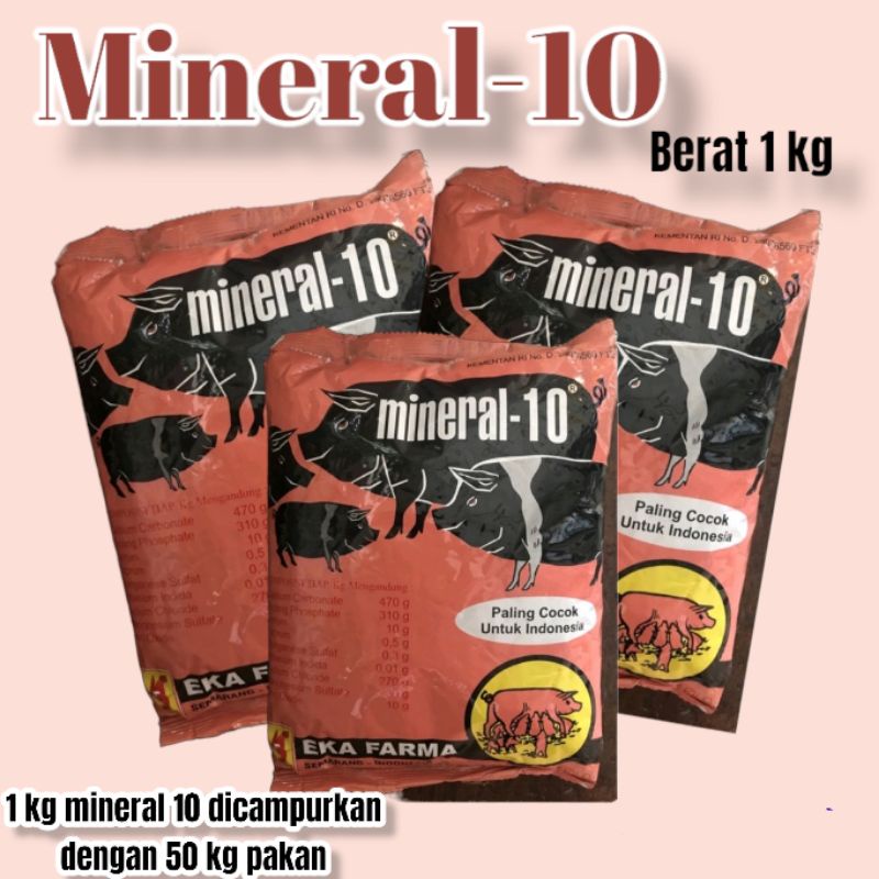 Mineral 10 babi premix babi 1 kg Eka farma