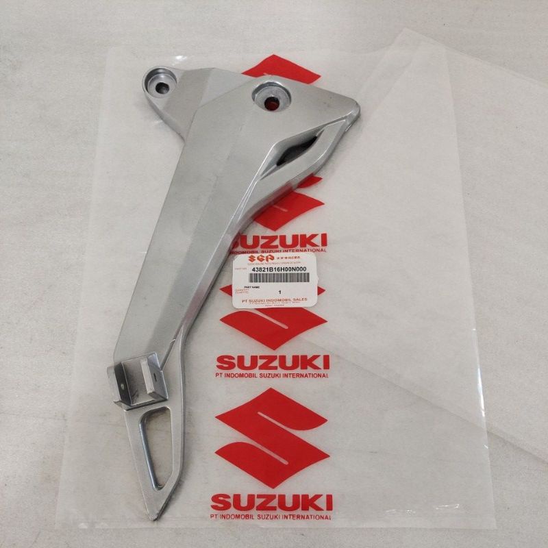 Besi Braket breket bracket dudukan Footstep foot step belakang KIRI Suzuki Shogun 125 FL Shogun Robo