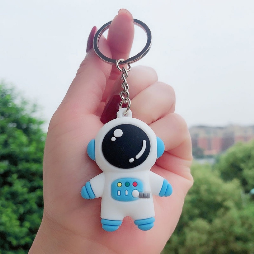 G023 | Gantungan Kunci Astronot 3D Lucu Unik / Key Ring Astronaut