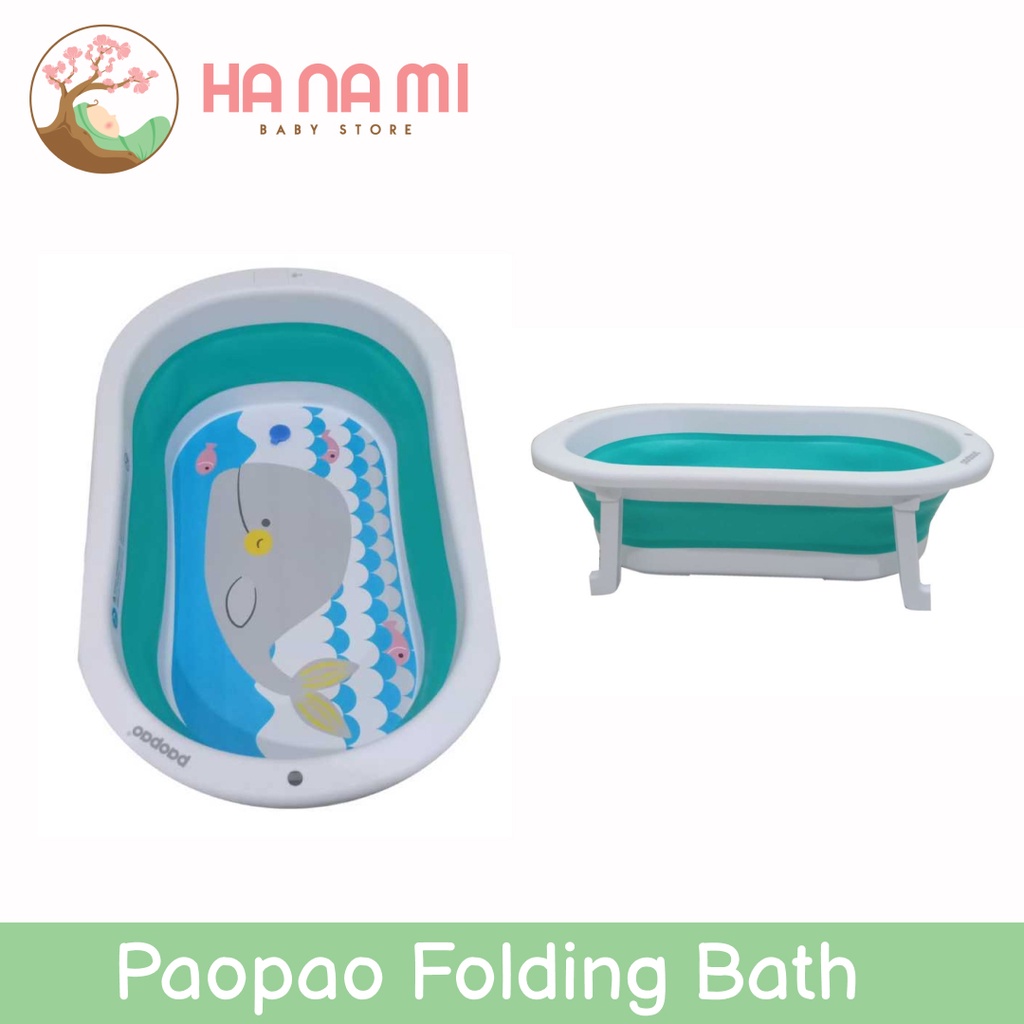 Paopao Folding Bath (Heat Sensor) - Bak Mandi Bayi Lipat
