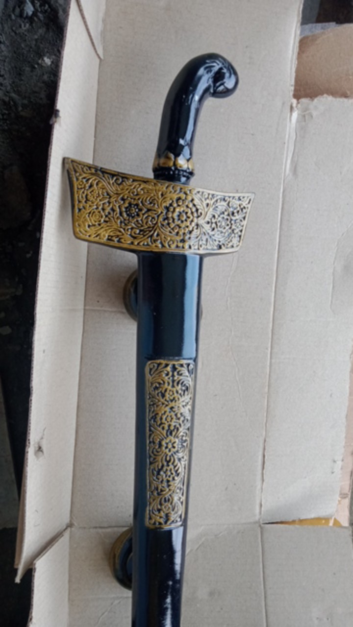 Promo Ter Murah....!! Handel Pintu Rumah Model Keris Sarung Panjang 40cm