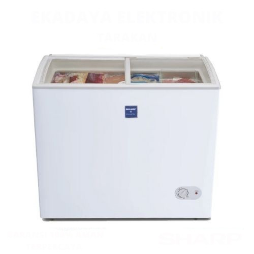 SHARP FRW 210 CHEST FREEZER 210 LITER + KUNCI / FRW210