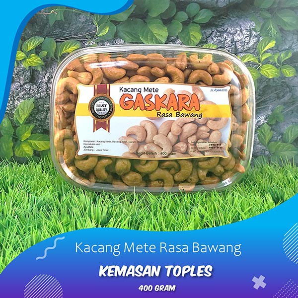BEST SELLER  GASKARA Kacang Mete Matang Asin Bawang 400gr