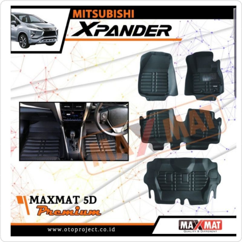 Karpet Mobil Xpander 5D Premium Maxmat Merk Otoproject