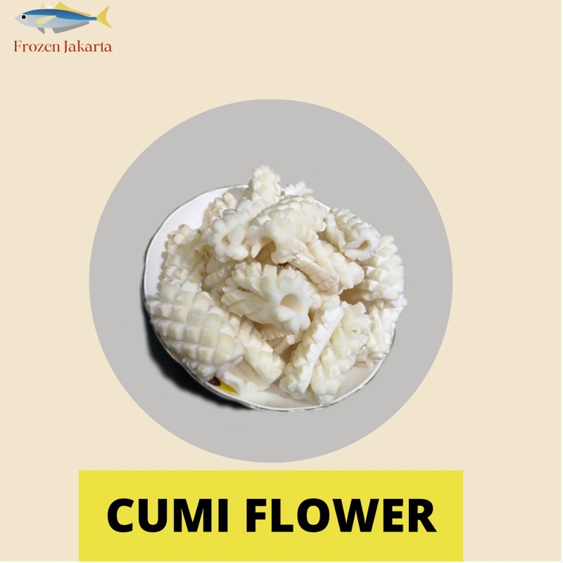 

Cumi Flower 1 KG Frozen Jakarta Fresh Beku Super Bisa untuk Partai Besar Catering Restoran RS