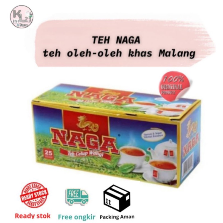 

teh naga celup teh oleh-oleh khas malang