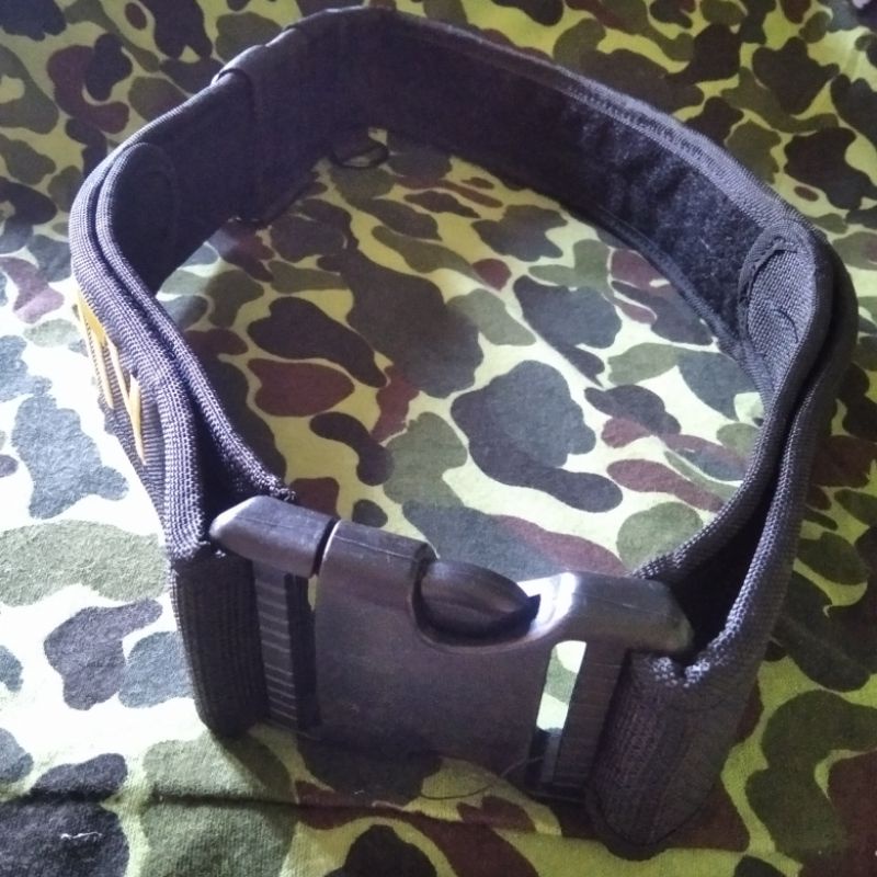 Kopel Hitam Kopel Security Kopel Webbing Nylon Perekat Kopel Satpam Sabuk Tactical Tactical Belt Sec