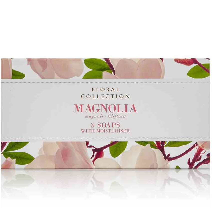 MARKS &amp; SPENCER Trio of Soaps Sabun Mandi Batang isi 3 pcs - Magnolia