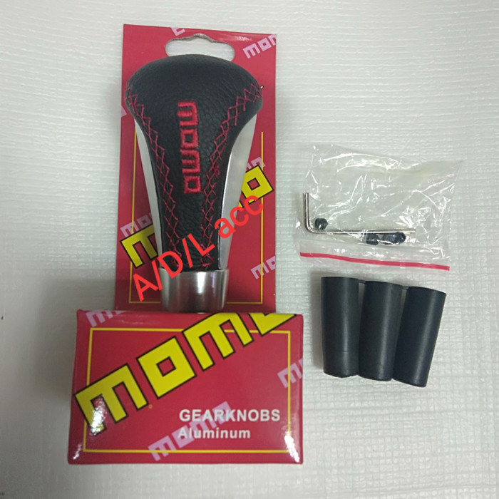 tuas gear SHIFT knop KNOB persneling racing gigi TUAS persneling KULIT MOBIL MANUAL racing hitam silver UNIVERSAL