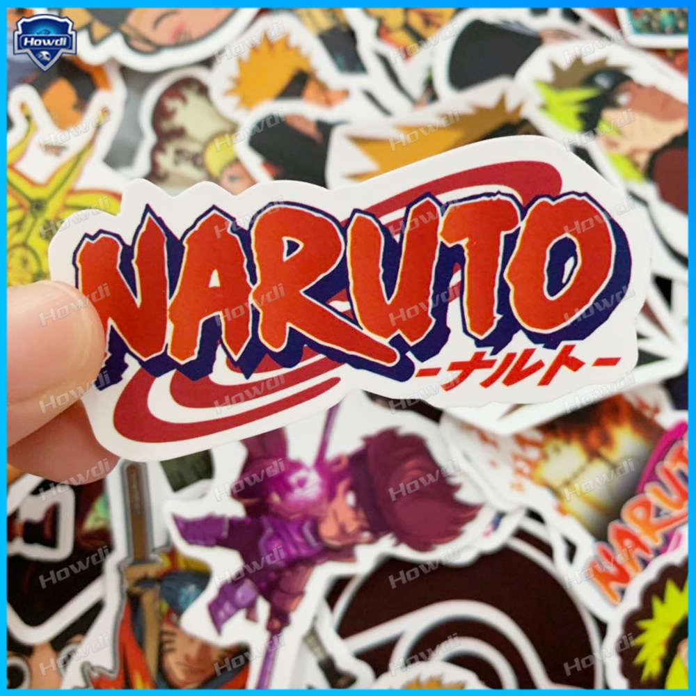 Stiker Motif Anime Naruto Tahan Air Untuk Helm Motor